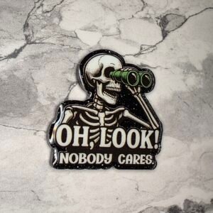 Oh look nobody cares- black glitter