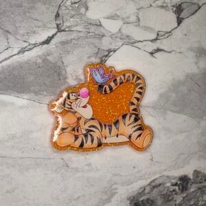 Tigger- orange glitter