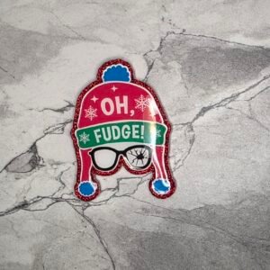 Oh fudge- red glitter